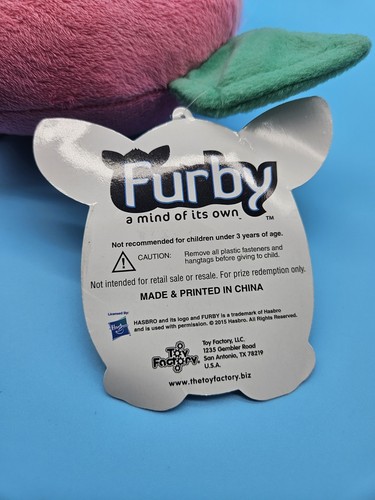 Furby a Mind of it's Own HAPPY PINK FURBY 7" Plush STUFFED ANIMAL Toy NEW - Picture 5 of 5