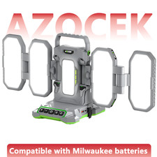 10000lm Cordless Led Work Light 4-panel Foldable For Milwaukee 18v Car Repair 10000lm Cordless Led Work Light 4-panel Foldable For Milwaukee 18v Car Repair