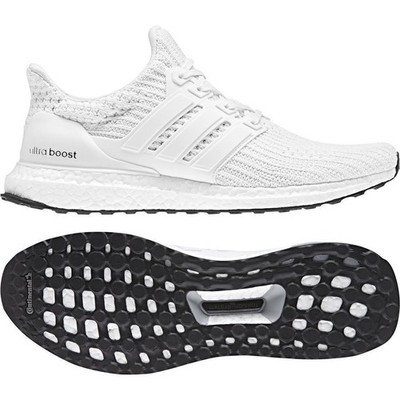 Adidas Ultra Boost 4.0 Men's Triple White Running Shoes (US 8.5)