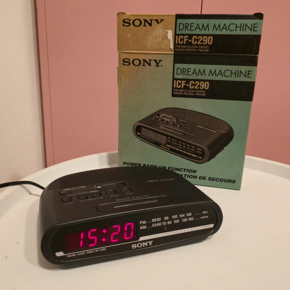 Radio despertador digital Sony ICF-C290 Dream Machine AM/FM negro