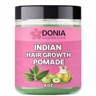 Donia Cosmetics Indian Hair Growth Shampoo Conditioner Pomade Oil with Amla Oil