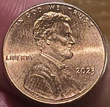 2023 Lincoln Head Shield Penny Obv Double Die Strike Liberty Uncirculated No Min