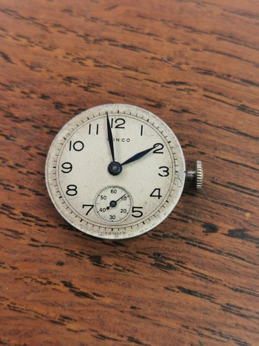 Winco AS 1130 Mens Denisteel 15 Jewels Military Cushion Watch Keeping Time #L527 - Picture 5 of 12