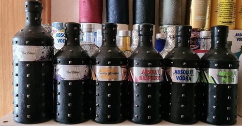 6 x. Absolut Vodka Rock  1Liter und 700 ml    Limited Edition full 