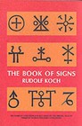 The Book of Signs by Rudolf Koch (Paperback, 1998)
