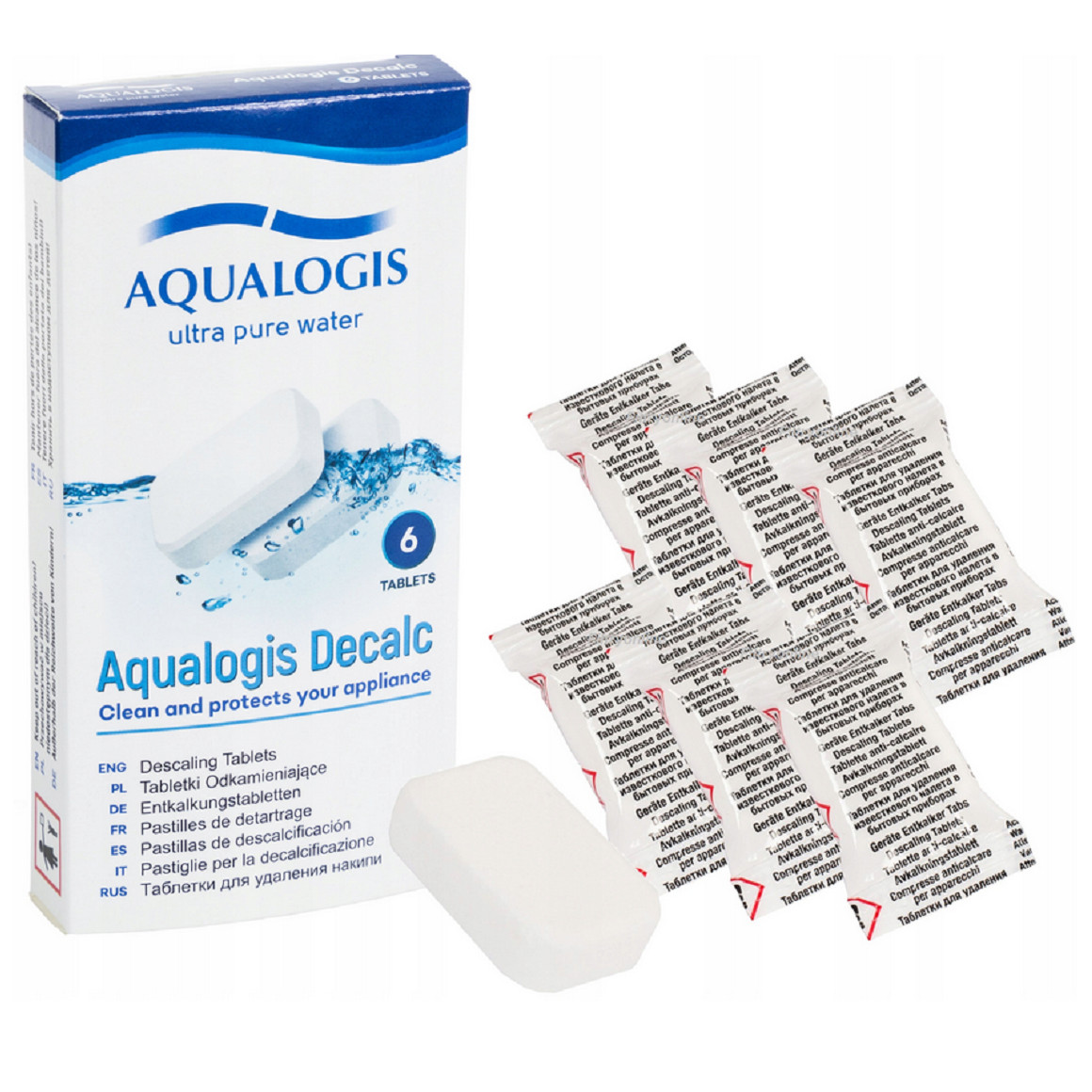 6 DESCALING DESCALER TABLETS FOR ALL BRAUN & BOSCH TASSIMO COFFEE MACHINES