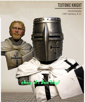 Model Kits Teutonic Knight Resin Bust 1/10 GK Unpainted Unassembled | eBay