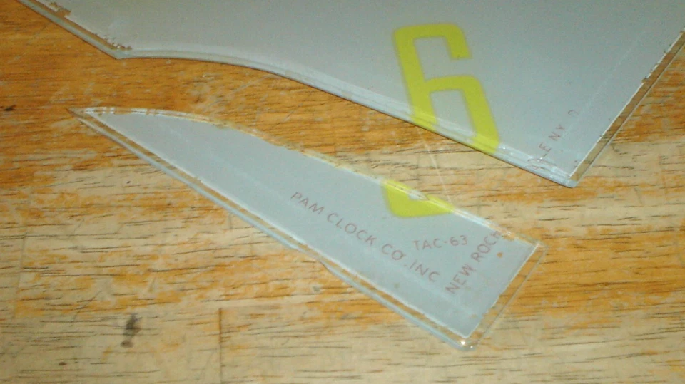 Original 1963 Pam Tru Ade Soda Lighted Clock Dia. Glass Panel Vintage "Damaged" - Image 4 of 4