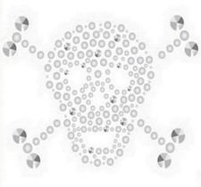 GEMS SKULLS Halloween - Jolee's By You LARGE Scrapbook Dimensional Sticker SALE