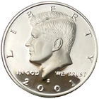 2001 S Kennedy Half Dollar Gem Deep Cameo 90% Silver Proof #239