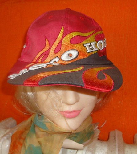 Fire Flame Racing Moto Honda Cap Hat 