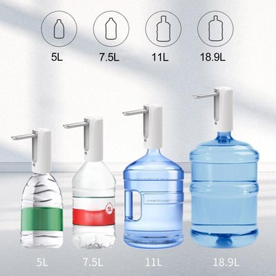 Smart LED Display Quiet Operation Portable Electric Water Pump Foldable Spout 