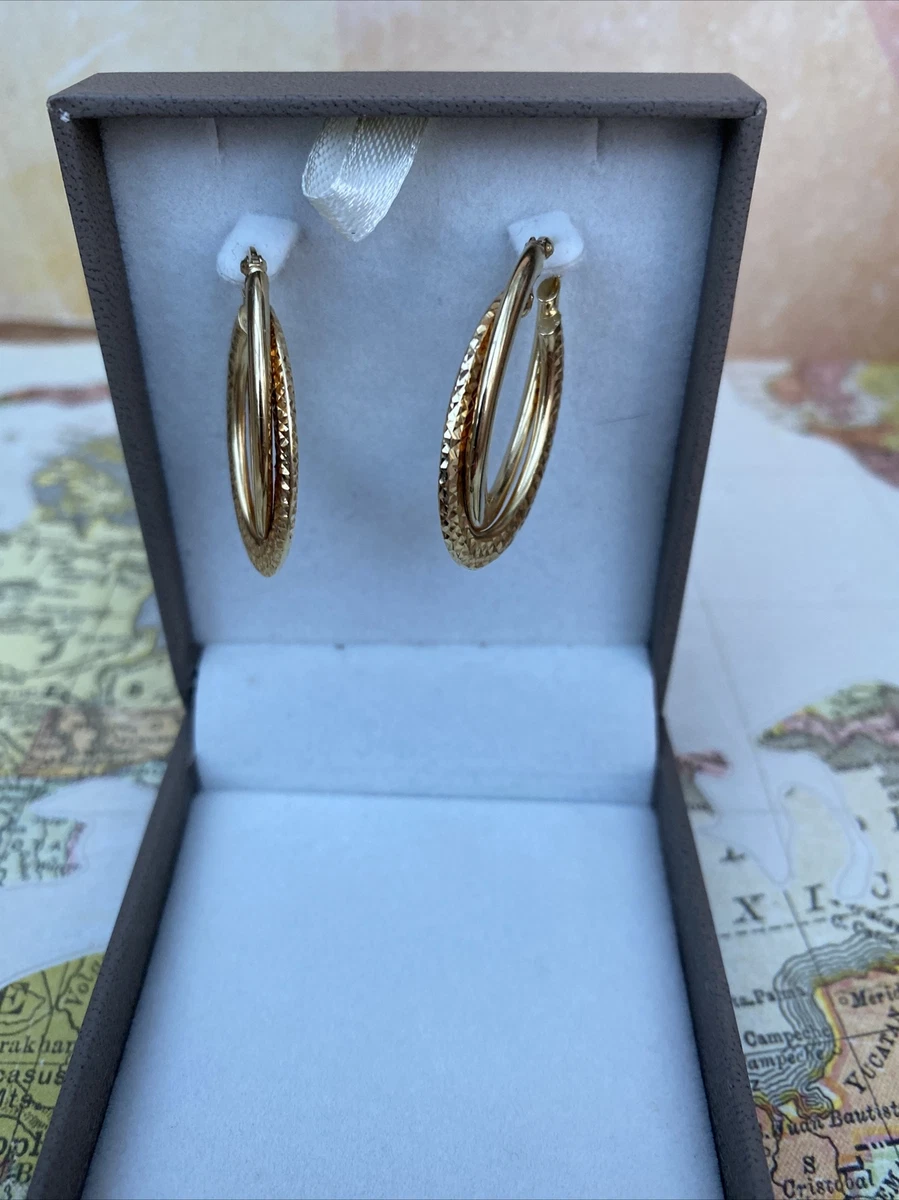 Tjc gold 2024 hoop earrings
