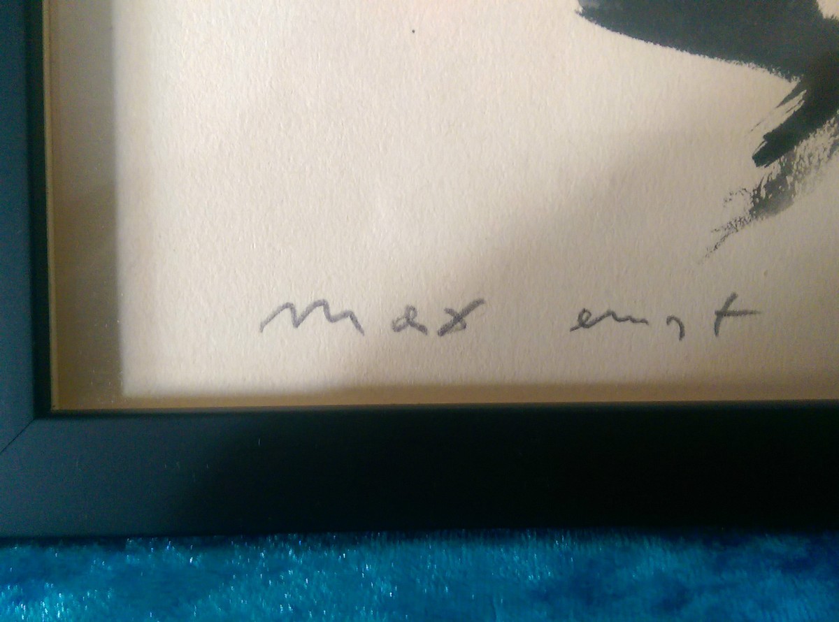 Poupée Musicale Signée Max Ernst 1975 - Art Original Sans Certificat