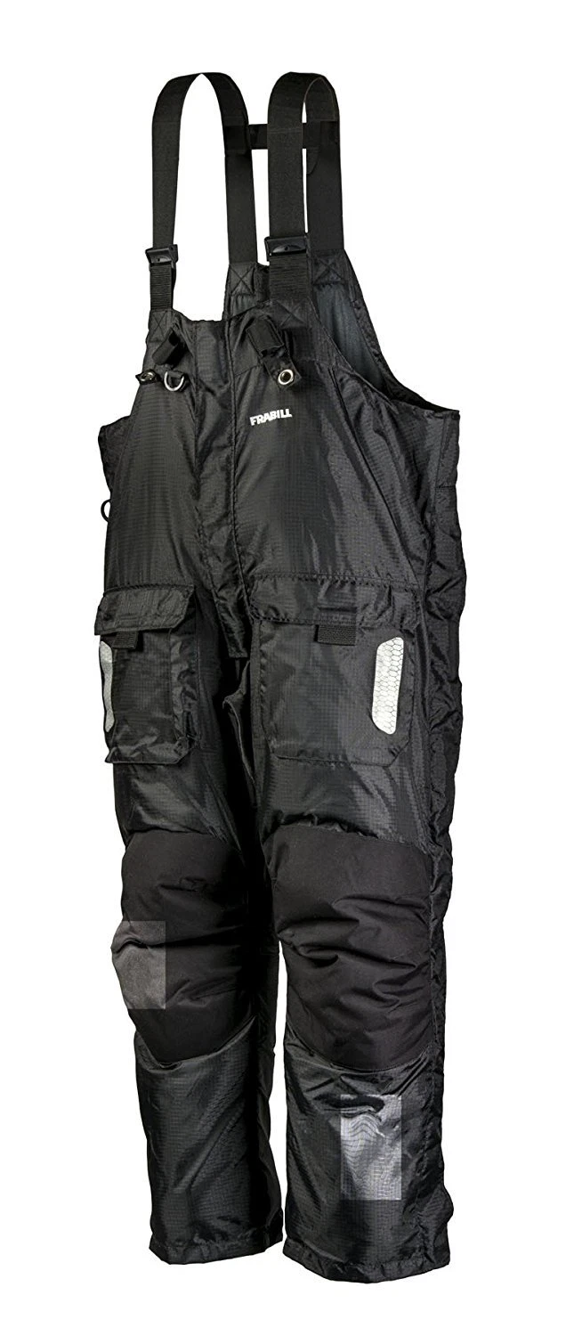Frabill I-Bib I-Float Rain & Ice Fishing Bib Pant, Black, 2X-Large MSRP: $249.99