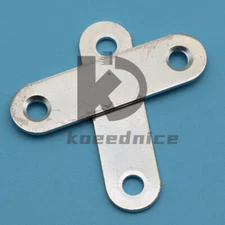 1PCS New 45mm Length Metal Repair Mending Flat Fixing Plate Bracket Support /KN