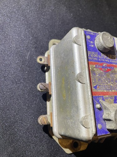 VINTAGE BLUE STREAK 6V POLAMATIC VOLTAGE REGULATOR - Picture 3 of 5