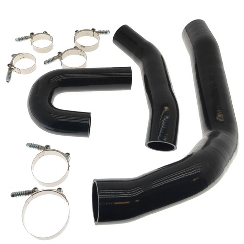 Black Intercooler Hose Turbo Pipe For Mitsubishi Pajero 2006-2022 3.2L 1505A200 - Picture 4 of 7