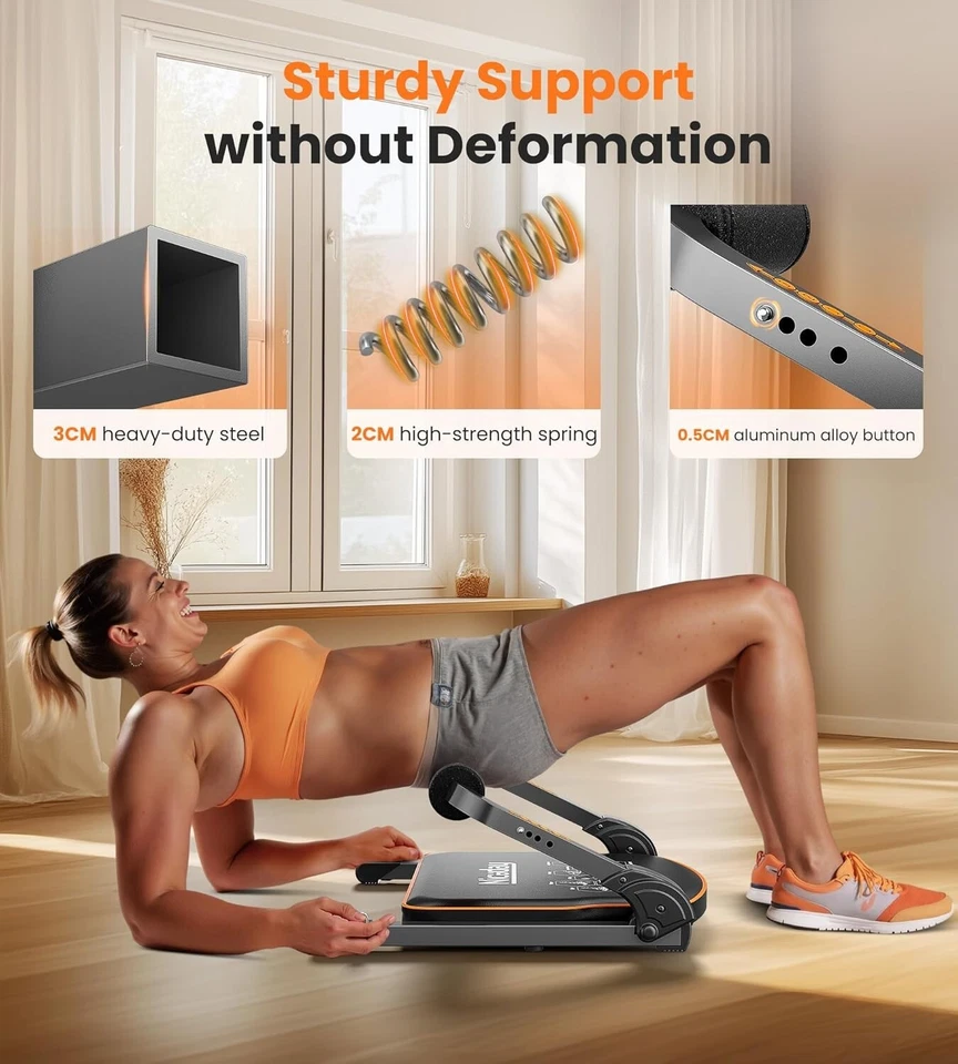 Ab Machine for Stomach Workout Ab Crunch Machine with 3 Adjustable Resistance - Image 2 of 4