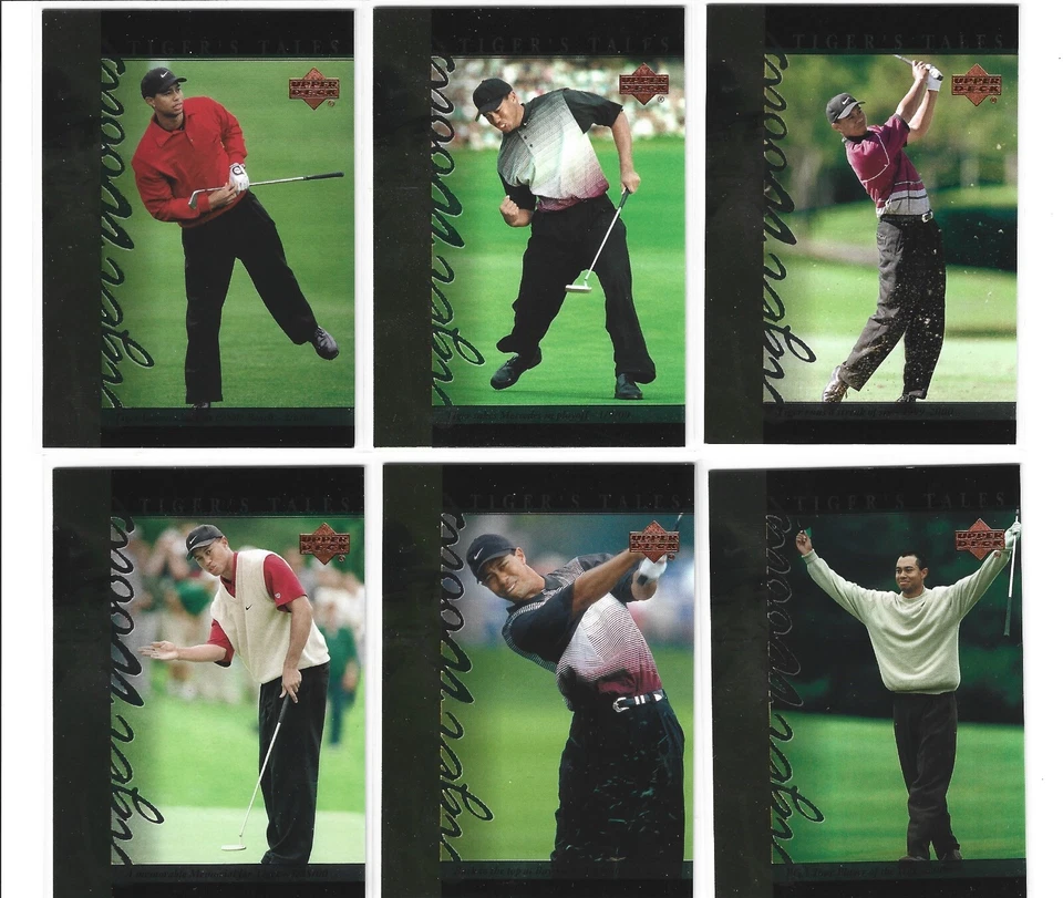 2001 UD SP AUTHENTIC FULL SET of Tiger Woods Tiger Tales TT1-TT30 MINT - Image 4 of 4