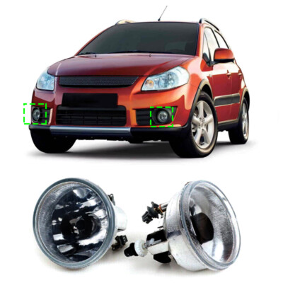 For The Suzuki SX4 2007-2012 Left & Right Front Bumper Fog Lights Are Suitable