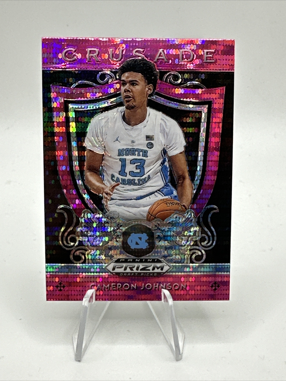 2019 Panini Crusade Pink Pulsar Prizm Cameron Johnson #32