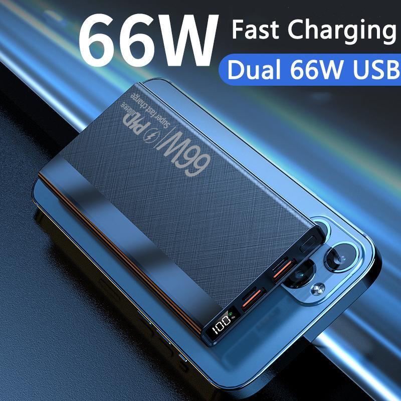 **30K Mah PD 20W 66W Fast Charging Portable Power Bank**  