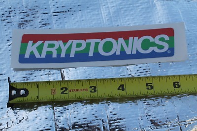 Kryptonics Skateboards Wheels Gordon Smith G&S 70's Skateboarding STICKER