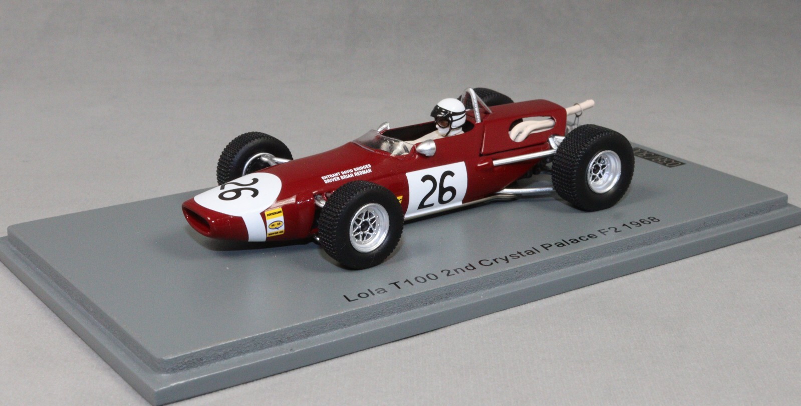 Spark Lola T100 2nd place 1968 Crystal Palace F2 Race Brian Redman UK019 1/43 N