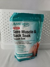 Assured Sore Muscle  Back Soak Epsom Salt  16 oz.