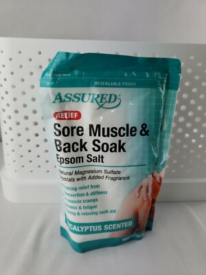 Assured Sore Muscle & Back Soak Epsom Salt    16 oz.