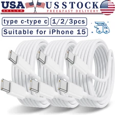New For iPhone 15 Pro Max Plus USB-C to USB-C Cable Fast Charging PD Type C Cord