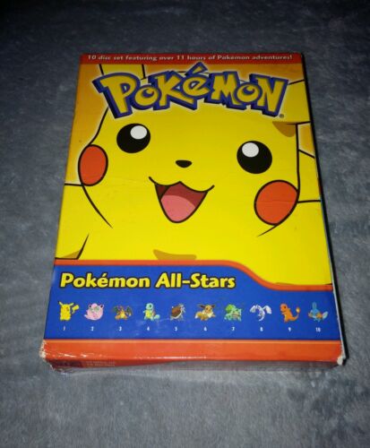 Pokemon All Stars (DVD, 2007, 10-Disc Set) *RARE oop - Picture 1 of 6