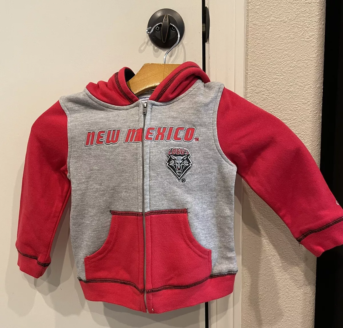 Champion UNM New Mexico Lobos Basketball Hoodie Full Zip Toddler