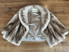 Mink fur cape, mid-century