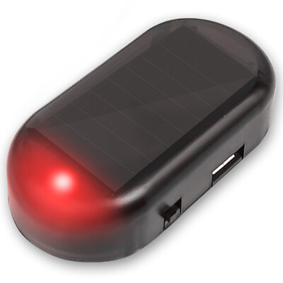Solar  Auto Alarmanlage Dummy Imitation Diebstahlsicherung Attrappe Nachts Licht