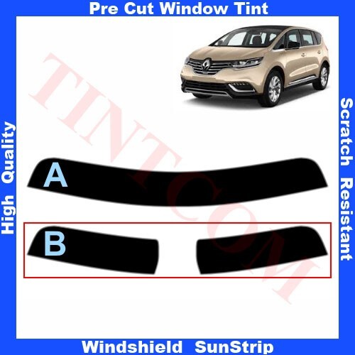 Pre Cut Sunstrip for Renault Espace 2014-2019 Any Shade - Bild 1 von 4