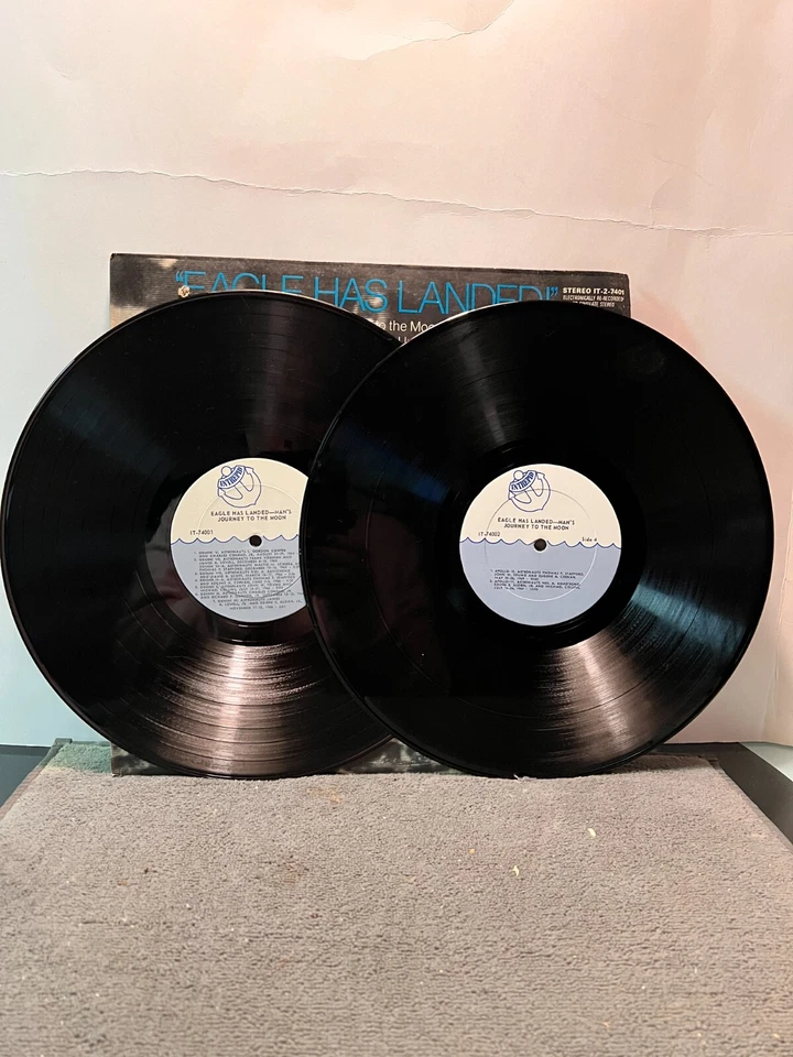 A60 Eagle Has Landed: Man's Journey to the Moon, 1969 Intrepid Records IT-2-7401 Foto 3 de 3