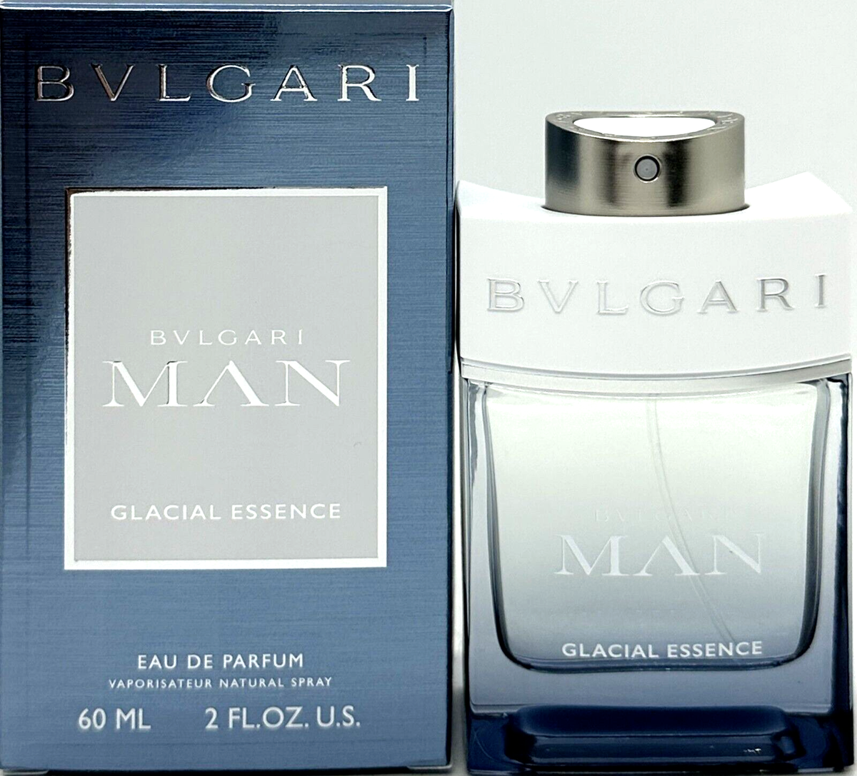 BVLGARI MAN GLACIAL ESSENCE EAU DE PARFUM SPRAY 2.0 Oz / 60 ml