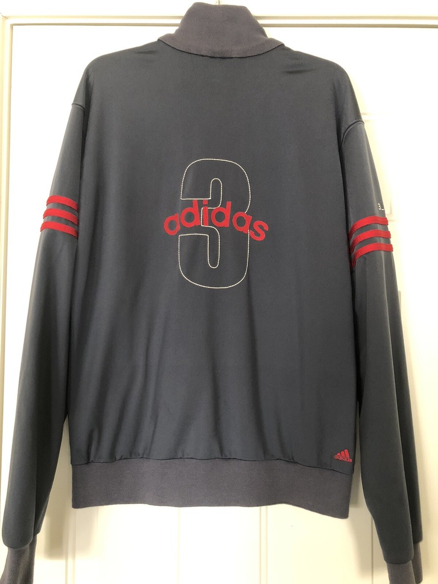 Vintage 2003 Adidas 3D-91074, Blue/Red Men's Zip Up Jacket Vintage 2003 Adidas 3D-91074, Blue/Red Men's Zip Up Jacket