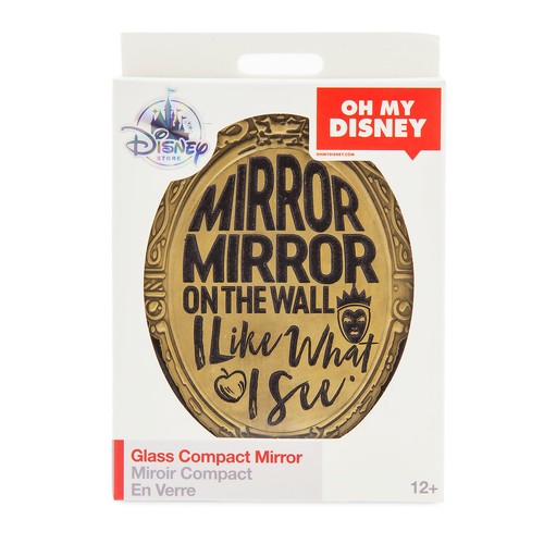 Disney Store Oh My Disney Evil Queen Glass Compact Mirror Snow White New In Box