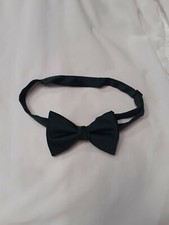Forest Green Textured Bow Tie Pre-tied Adjustable Wedding Groomsmen