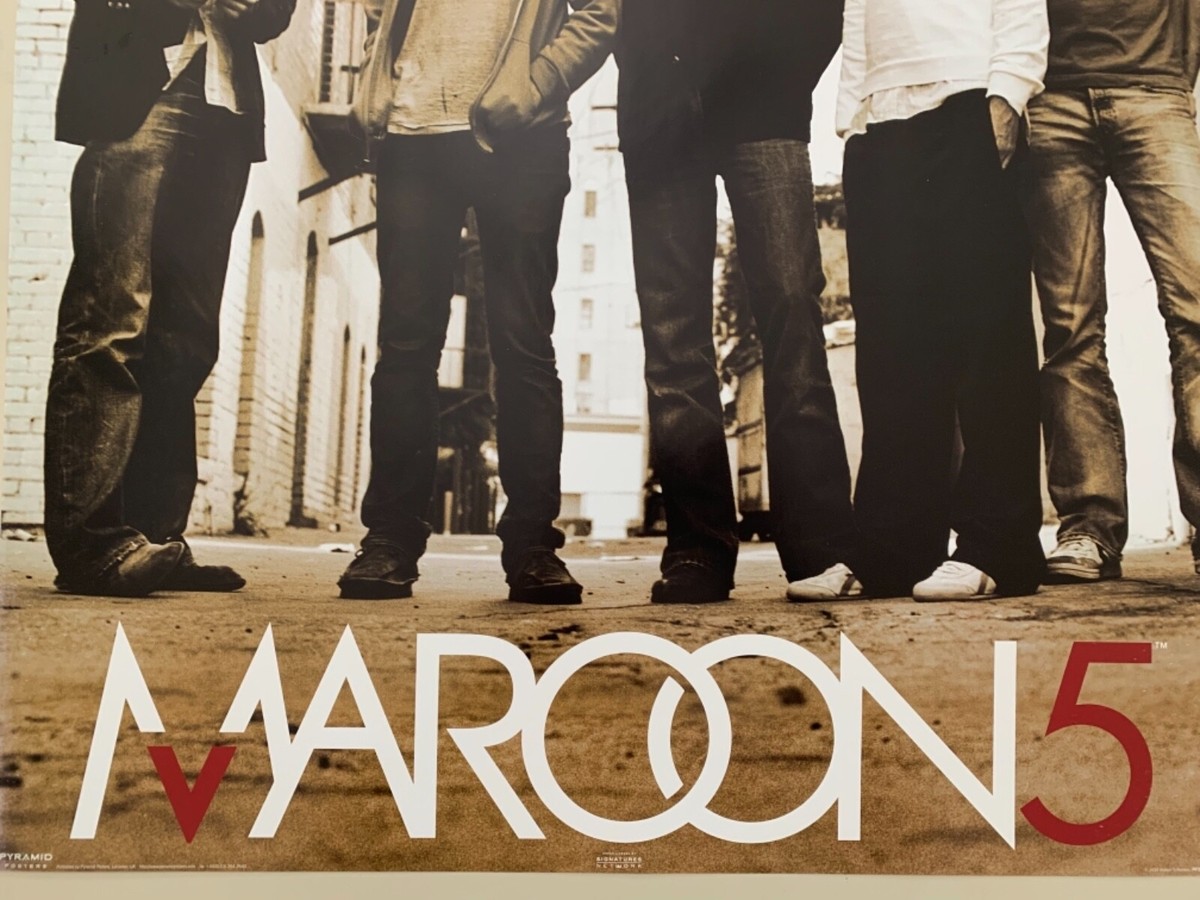 MAROON 5, RARE AUTHENTIC 2004 POSTER | eBay