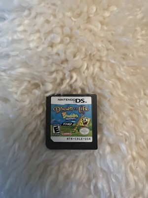 Drawn to Life: Spongebob Squarepants Ed. Nintendo DS 2DS 3DS XL Lite Game Tested