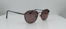 Vintage Zimco Soho Antique Gold Oval Sunglasses FRAMES ONLY Italy