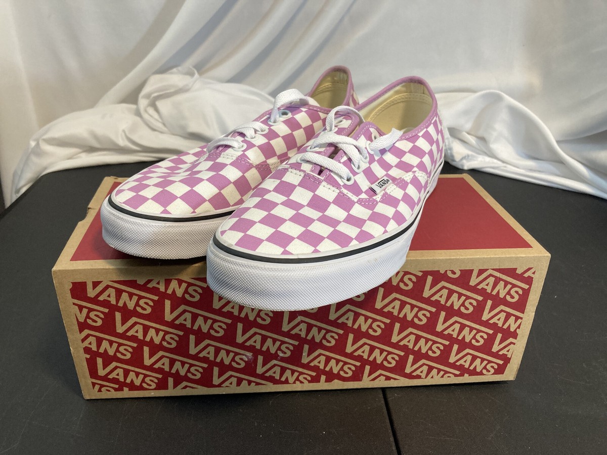 注目 !! UNISEX☆VANS Authentic Checkerboard Skate - Orchid Vans Unisex Checkerboard Authentic Shoes - Orchid Pink