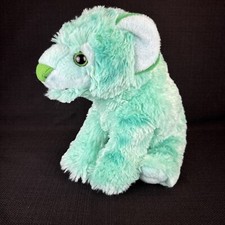 Wild Republic Mint Green Tiger 12" Realistic Plush Stuffed Cuddlekins Vibes