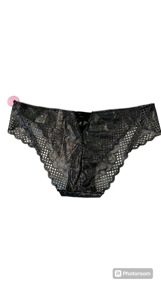 ✨Nuevo con etiquetas Pantimedias Ambrielle para mujer de encaje negras Cheekini, talla L/7 Foto 4 de 4