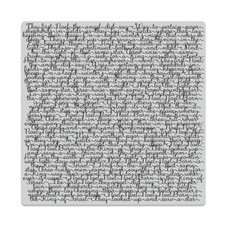 Hero Arts "NOEL PRINT" Background Cling Bold Prints Stamp 6"x6" 2019