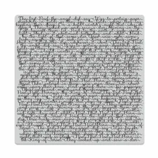 Hero Arts "NOEL PRINT" Background Cling Bold Prints Stamp 6"x6" 2019